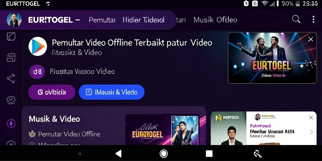 Tampilan antarmuka EUROTOGEL yang modern dan user-friendly.