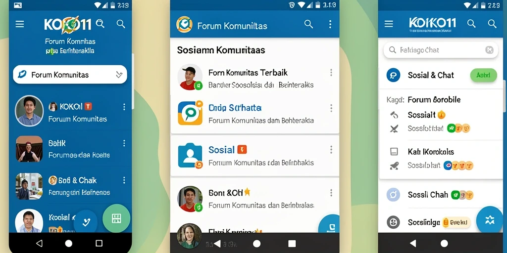 Tampilan antarmuka KOKO11 yang menarik dan mudah digunakan.